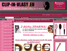 Tablet Screenshot of clip-in-vlasy.eu
